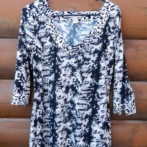 VERTIGO Paris V-neckline Tunic Top Size Large